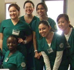 Nursing Staff Celebrating a Resident's birthday